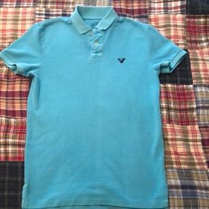 American Eagle Outfitters polo - turquoise